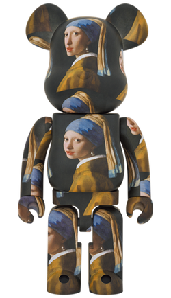 MEDICOM TOY BE@RBRICK Johannes Vermeer「The Girl With The Pearl Earring」1000% Bearbrick【Pre-Order】