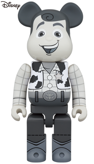 MEDICOM TOY BE@RBRICK WOODY B&W Ver. 1000％ Bearbrick $1,099.99 Be