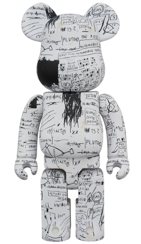 MEDICOM BE@RBRICK JEAN-MICHEL BASQUIAT #3 100% & 400 MEDICOM BE@RBRICK JEAN-MICHEL BASQUIAT #3 100% & 400