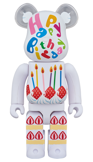 MEDICOM TOY BE@RBRICK Happy Birthday 2 Plus 400% Bearbrick