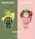 MEDICOM TOY BE@RBRICK Clot Watermelon & Strawberry 1000% sets Bearbrick【Pre-Order】