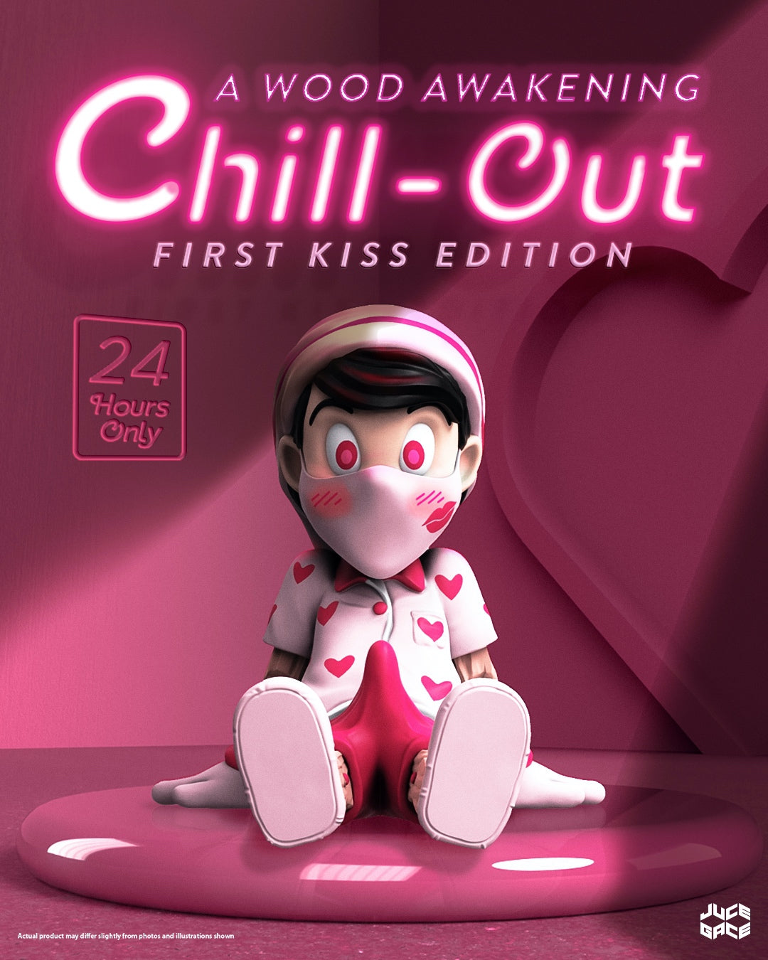 Mighty Jaxx A Wood Awakening Chill-Out (First Kiss Edition) 20cm Designer  Vinyl Figure $249.99 Brand_Mighty Jaxx, Mighty Jaxx, New, Pinocchio at Big  Big World