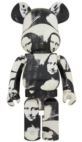 MEDICOM TOY BE@RBRICK – 1000% Bearbrick Andy Warhol "Double Mona Lisa"