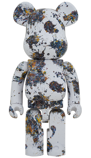 MEDICOM BE@RBRICK Jackson Pollock Studio (SPLASH) 1000